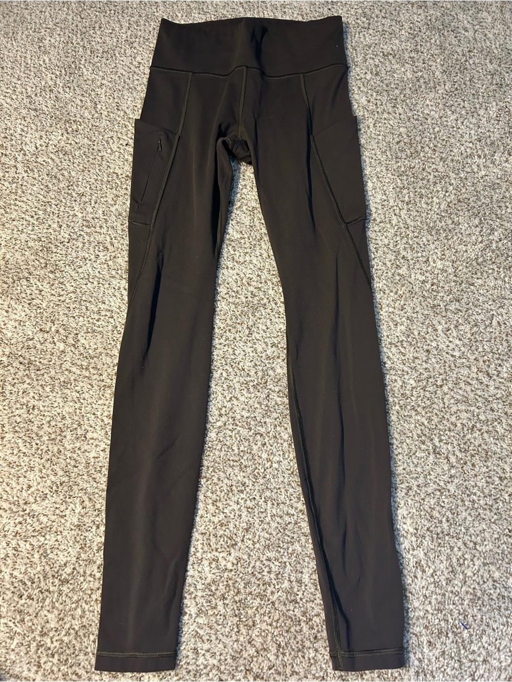 Athleta Black High-Waist Pocket Leggings Small Tall
